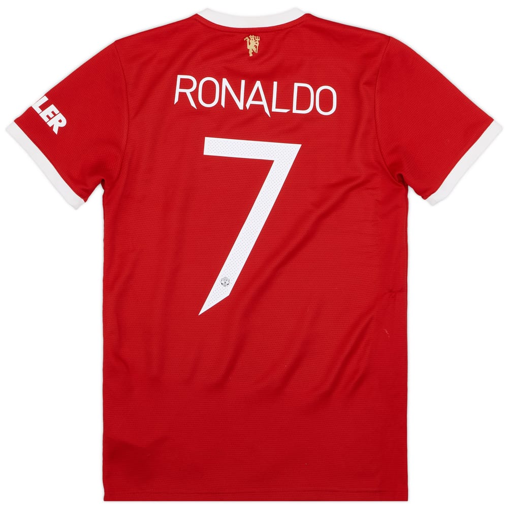 2021-22 Manchester United Home Shirt Ronaldo #7 - 8/10 - (S)