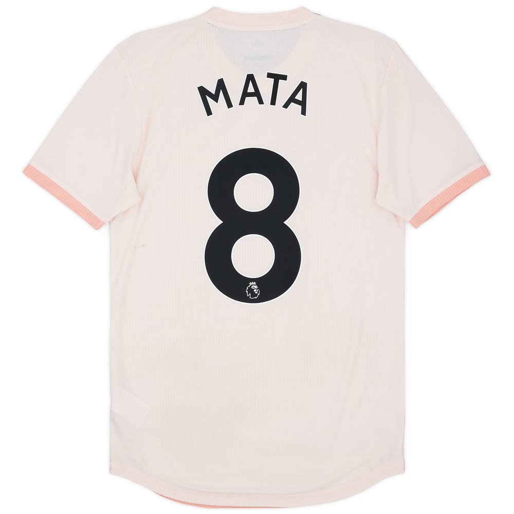 2018-19 Manchester United Authentic Away Shirt Mata #8 - 8/10 - (S)