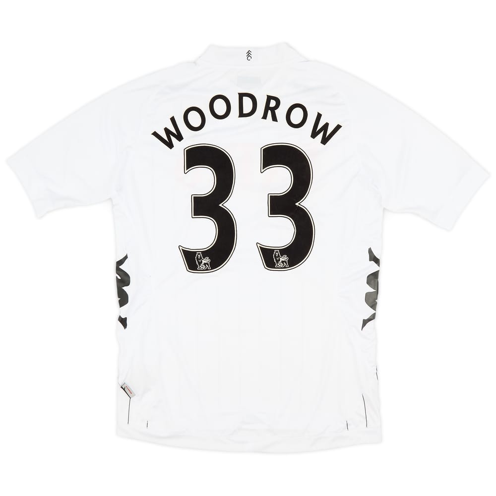 2012-13 Fulham Home Shirt Woodrow #33 (XL)