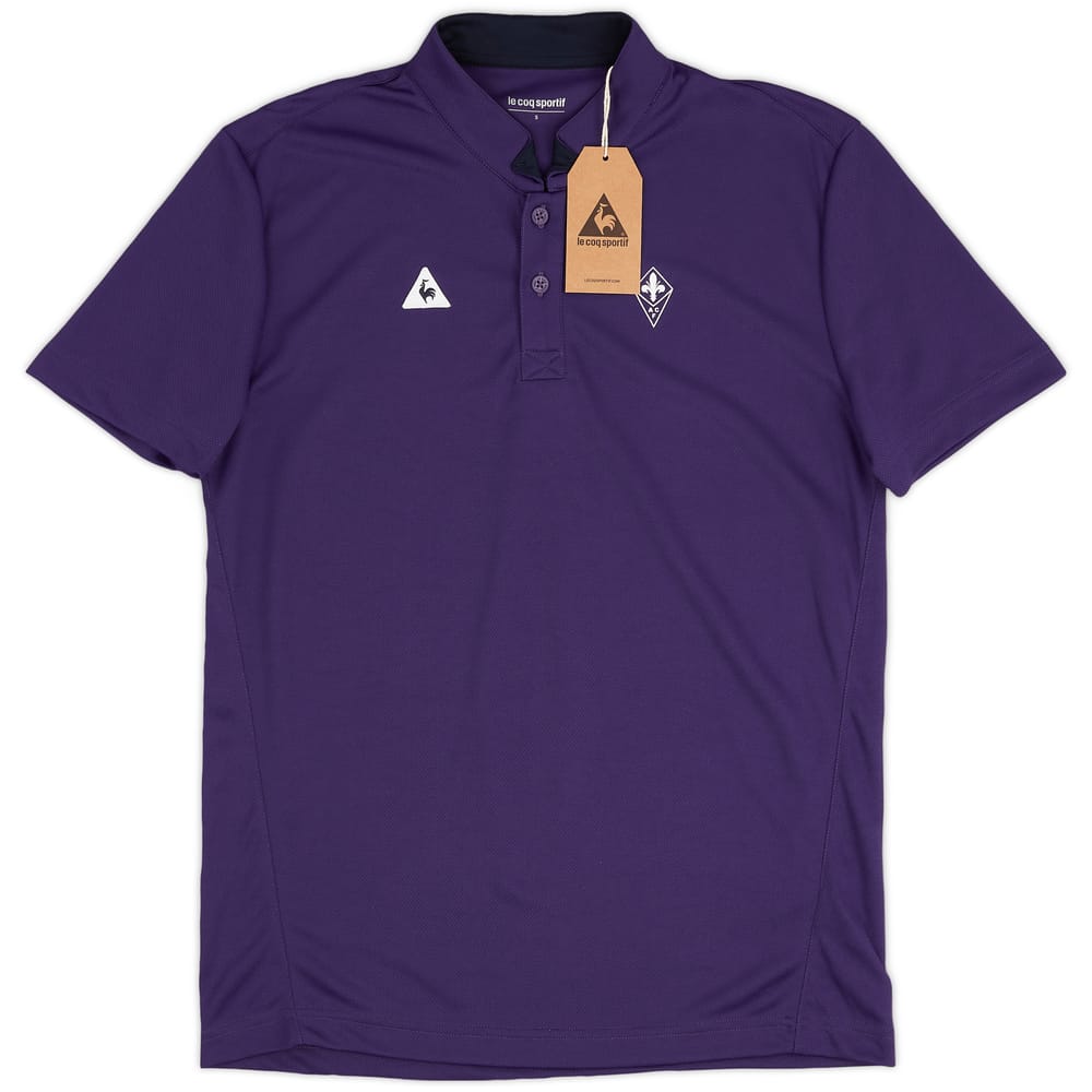 2016-17 Fiorentina Le Coq Sportif Polo T-Shirt (S)