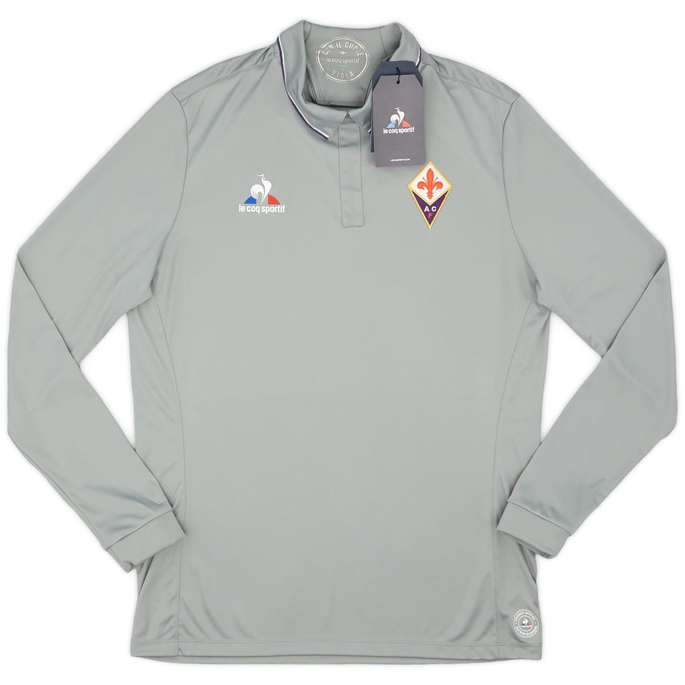 2016-17 Fiorentina Le Coq Sportif Polo L/S T-Shirt (M)