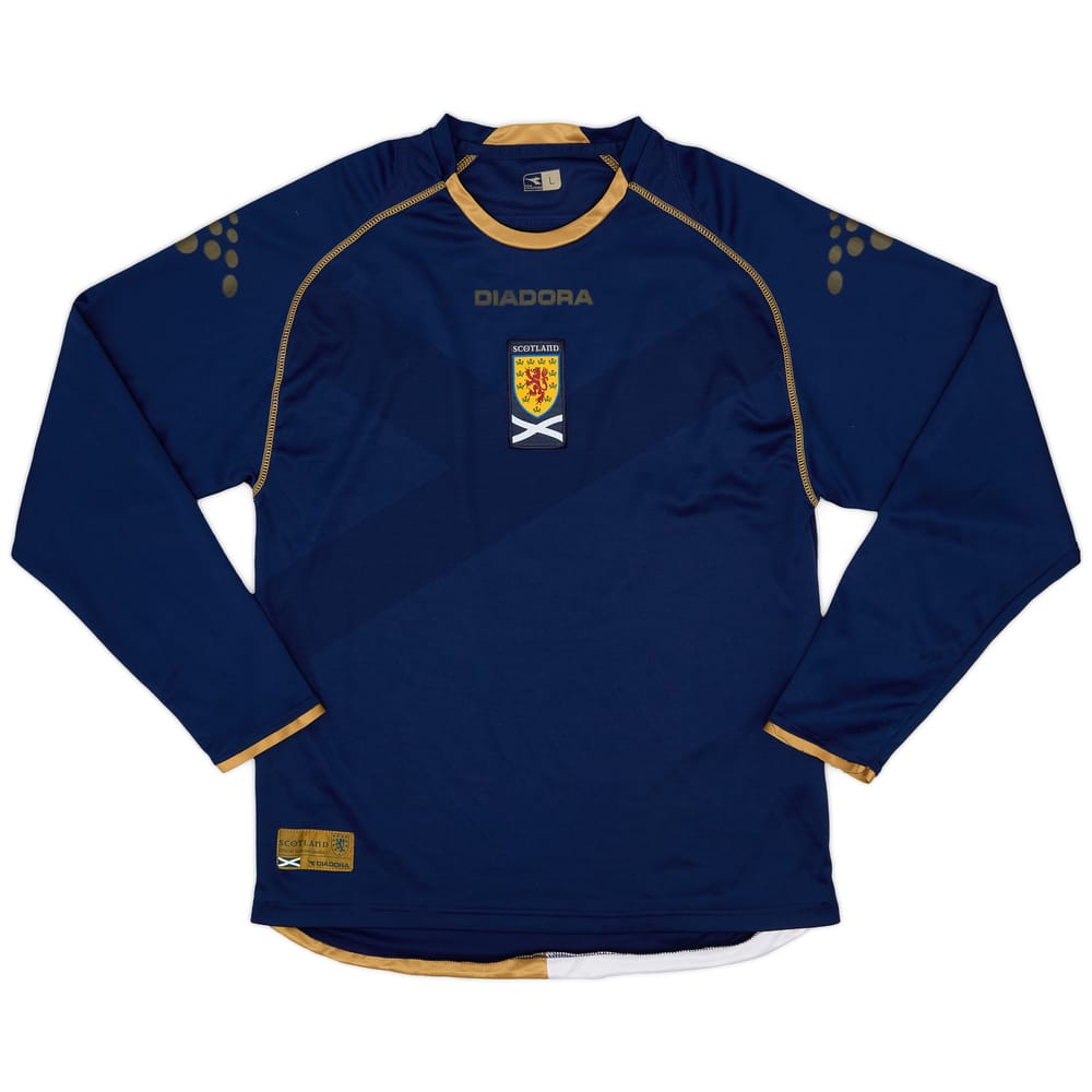 2007-08 Scotland Home L/S Shirt - 9/10 - (L)