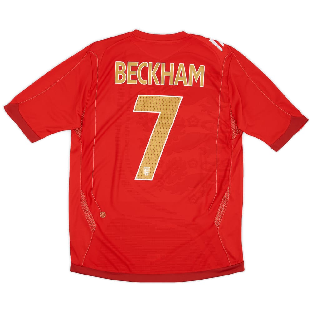 2006-08 England Away Shirt Beckham #7 (M)