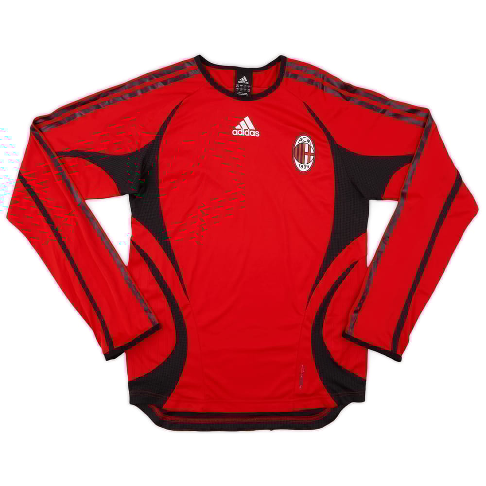 2006-07 AC Milan adidas Formotion Training L/S Shirt - 8/10 - (S)