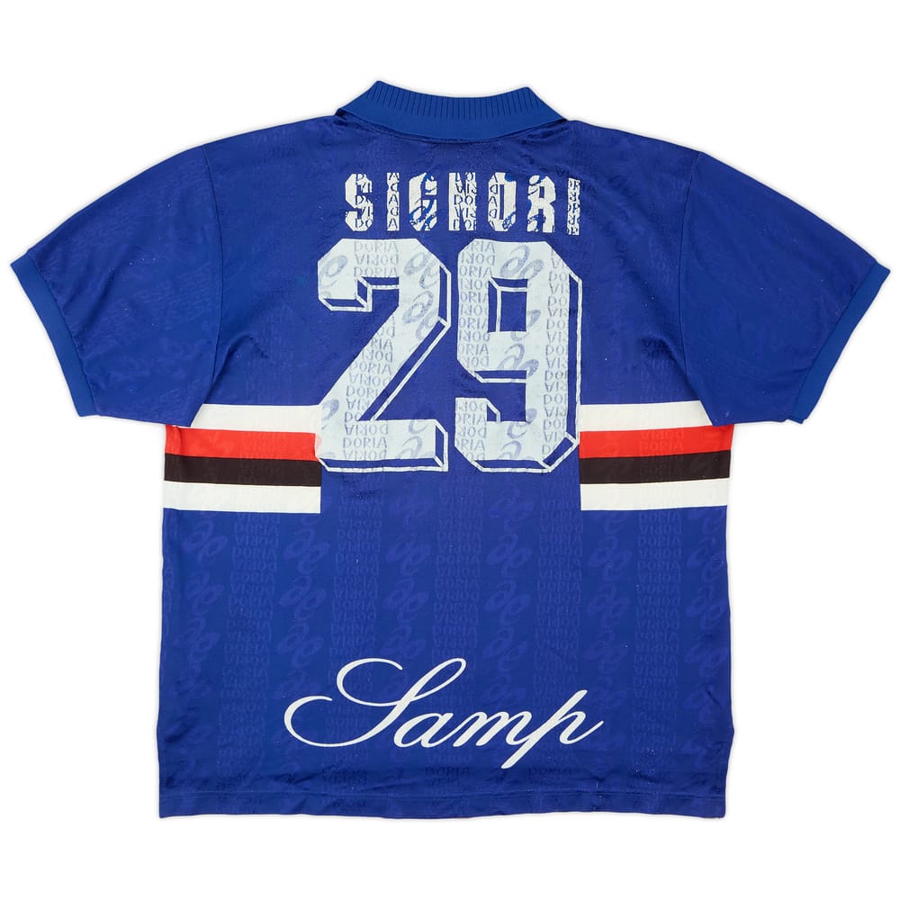 1997-98 Sampdoria Home Shirt Signori #29 - 5/10 - (XL)