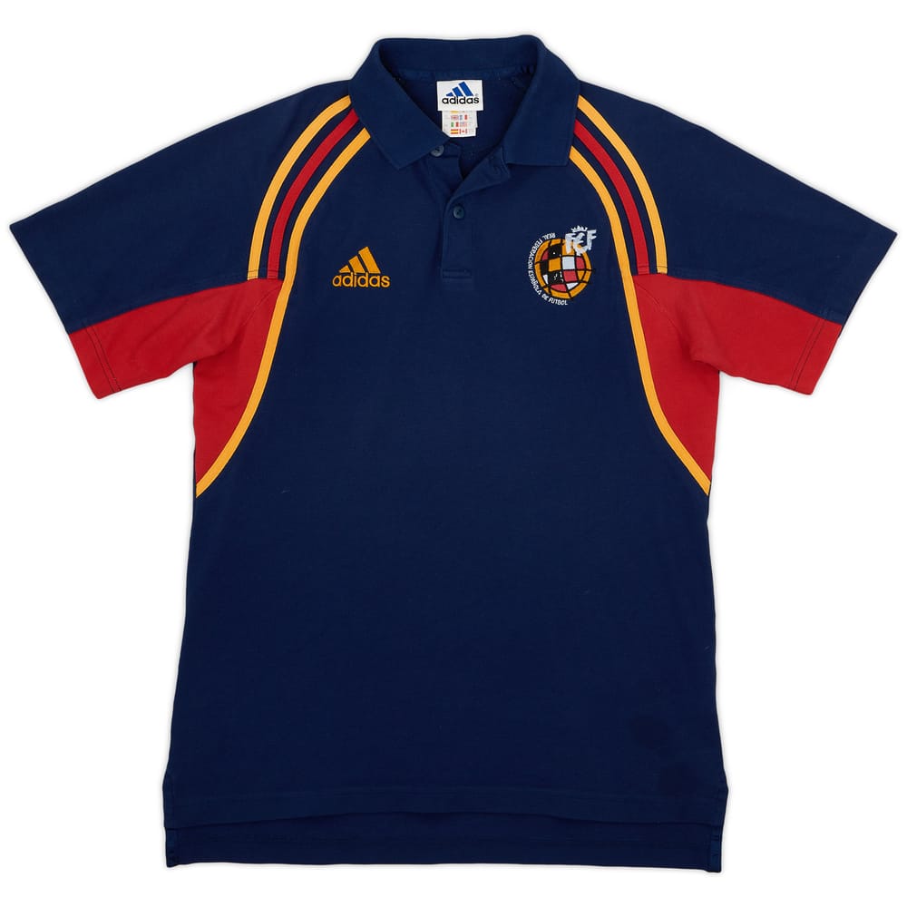 2000-01 Spain adidas Polo Shirt - 7/10 - (S)