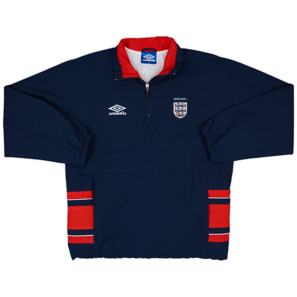 1999-00 England Umbro 1/4 Zip Drill Top - 10/10 - (M)