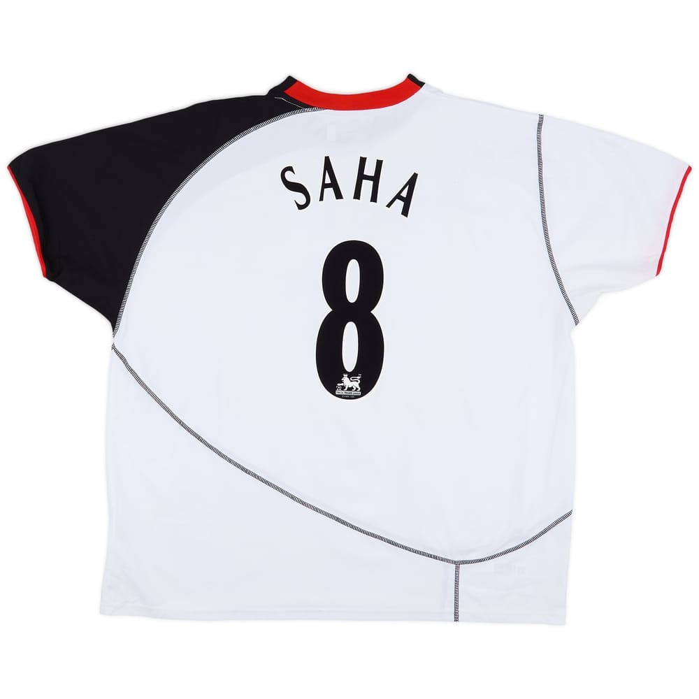 2004-05 Fulham Home Shirt Saha #8 - 9/10 - (3XL)
