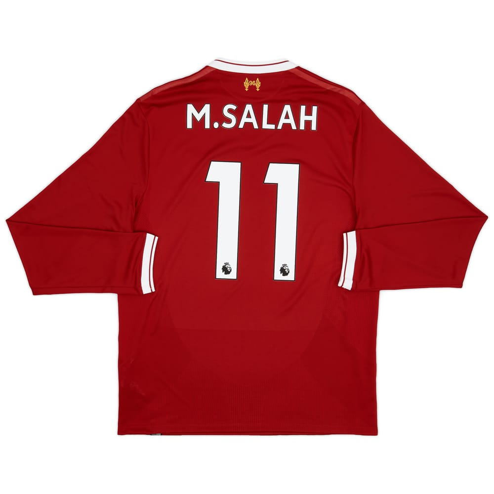 2017-18 Liverpool 125 Years Home L/S Shirt M.Salah #11 - 8/10 - (M)