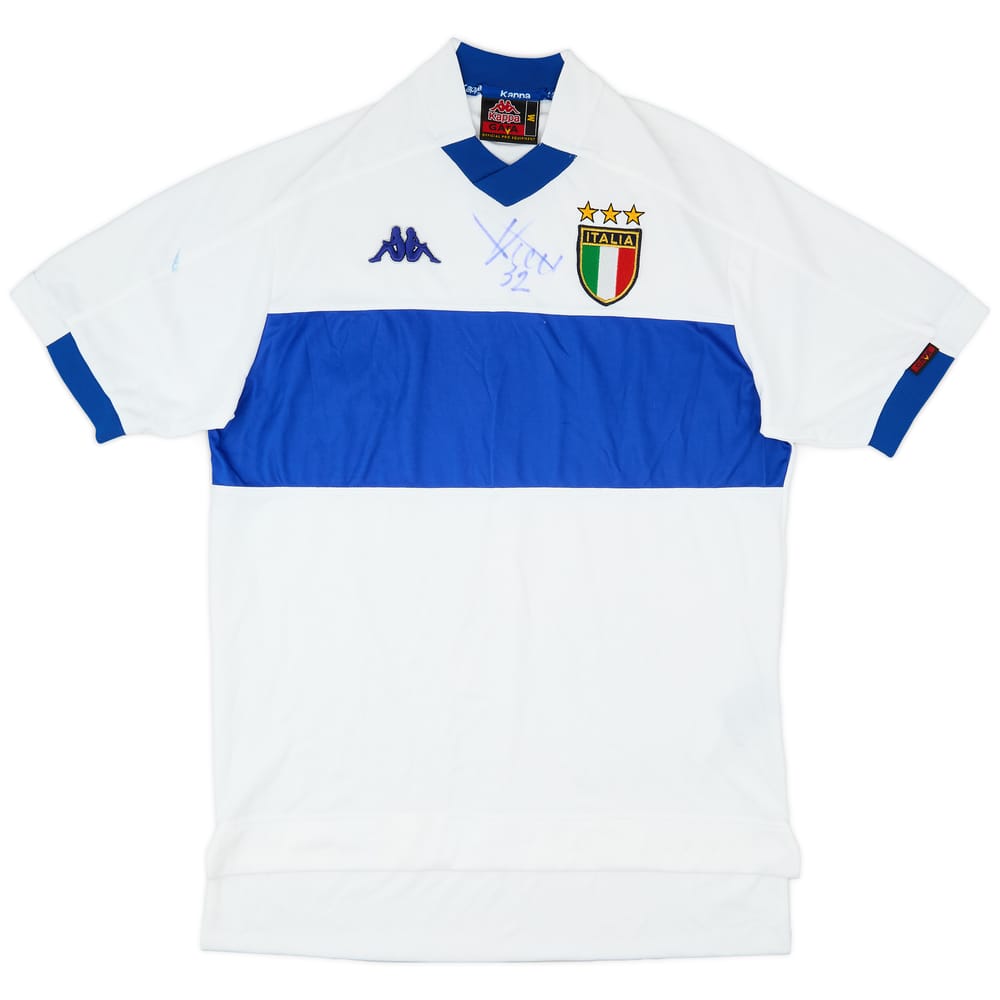 1998-00 Italy Signed Away Shirt - 7/10 - (M)