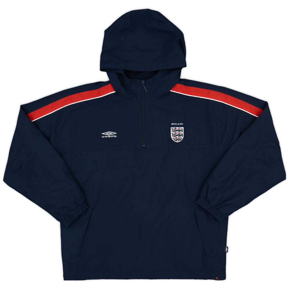 2004-06 England Umbro Hooded Rain Jacket - 8/10 - (S)