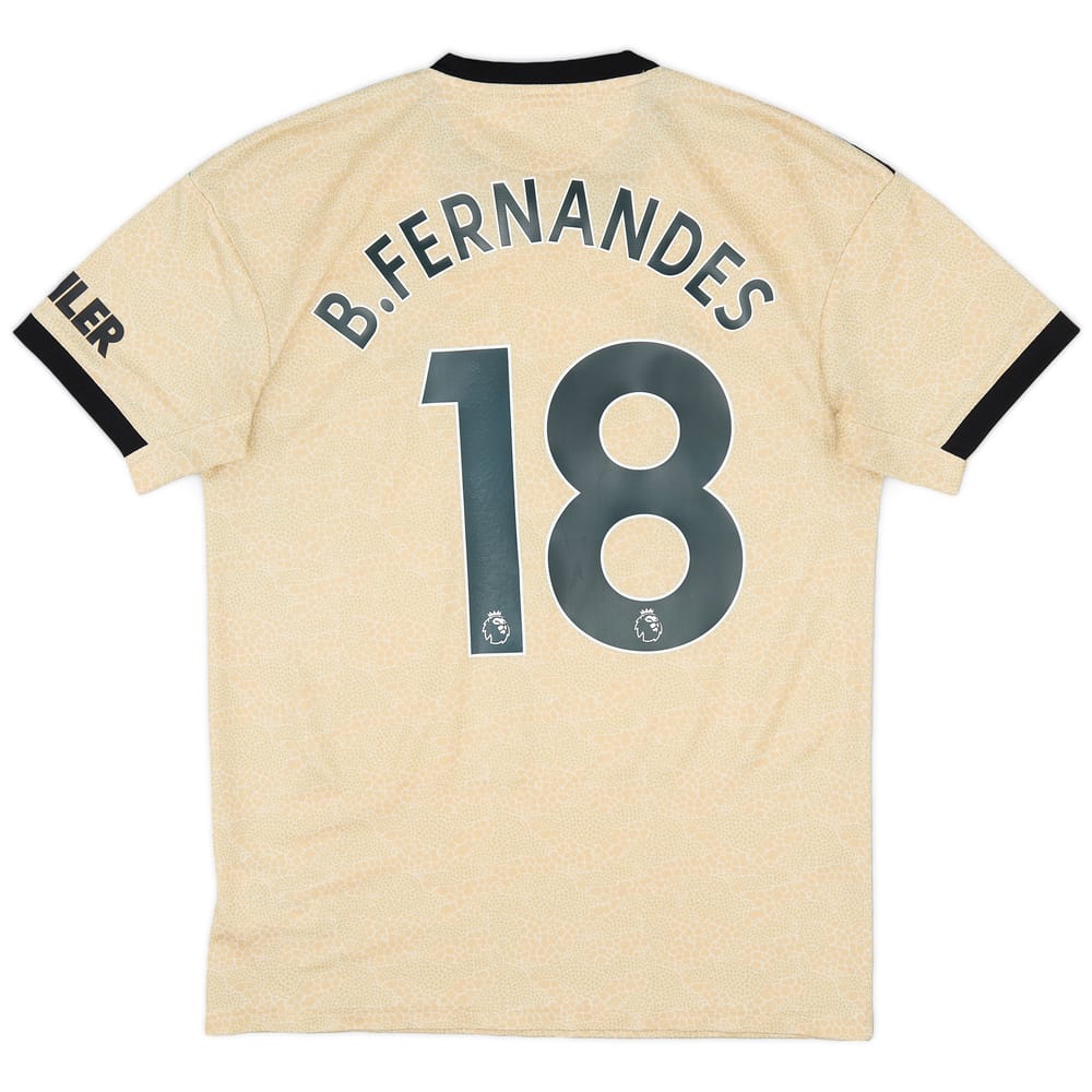 2019-20 Manchester United Away Shirt B.Fernandes #18 - 8/10 - (M)