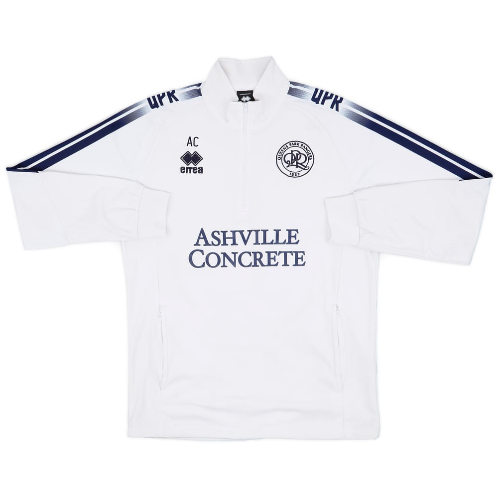 2021-22 QPR Errea Staff Issue 1/4 Zip Drill Top 'AC' - 6/10 - (M)
