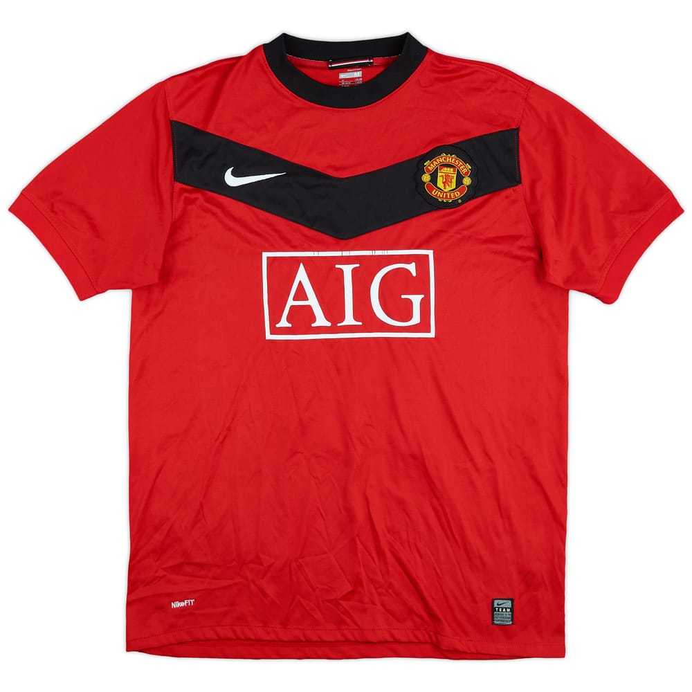 2009-10 Manchester United Home Shirt #18 - 5/10 - (M)