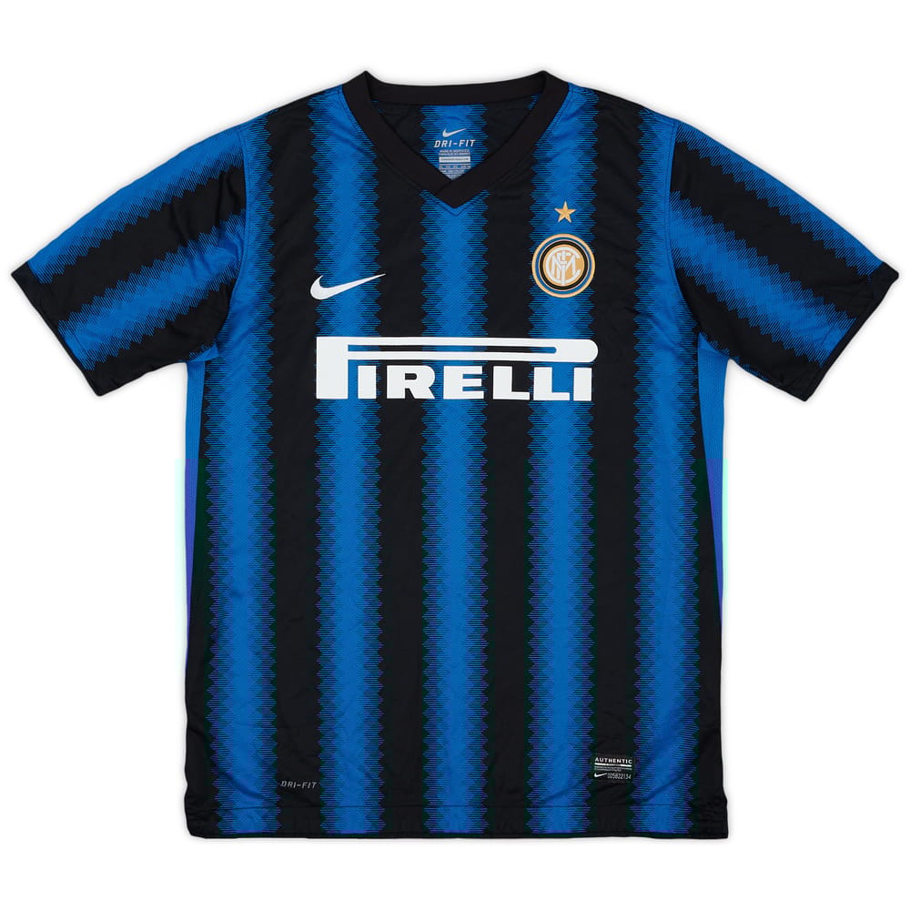 2010-11 Inter Milan Home Shirt - 8/10 - (L.Boys)