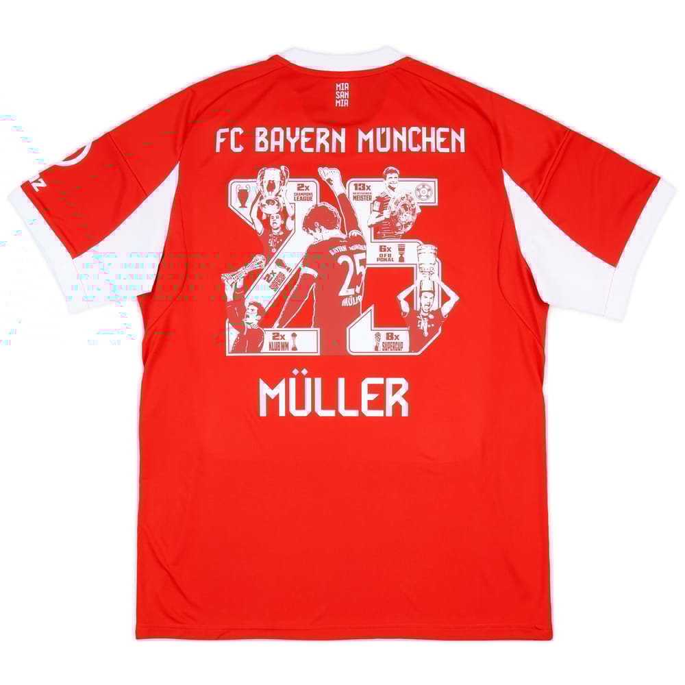 2025-26 Bayern Munich Home Shirt Muller #25
