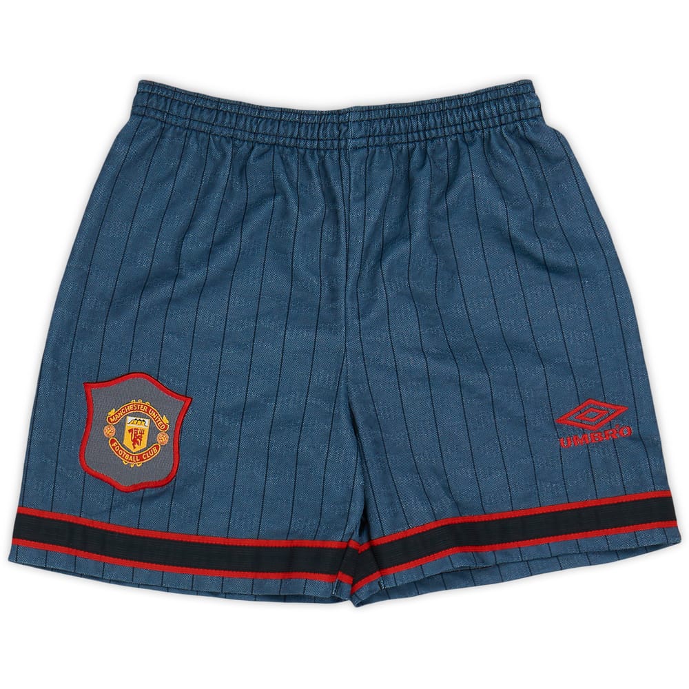 1995-96 Manchester United Away Shorts - 8/10 - (S)
