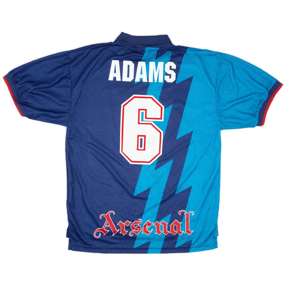 1995-96 Arsenal Player Issue Away Shirt Adams #6 - 9/10 - (XL)