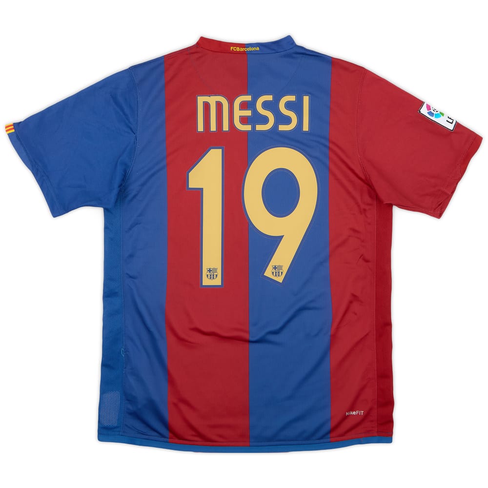 2006-07 Barcelona Home Shirt Messi #19 - 6/10 - (S)