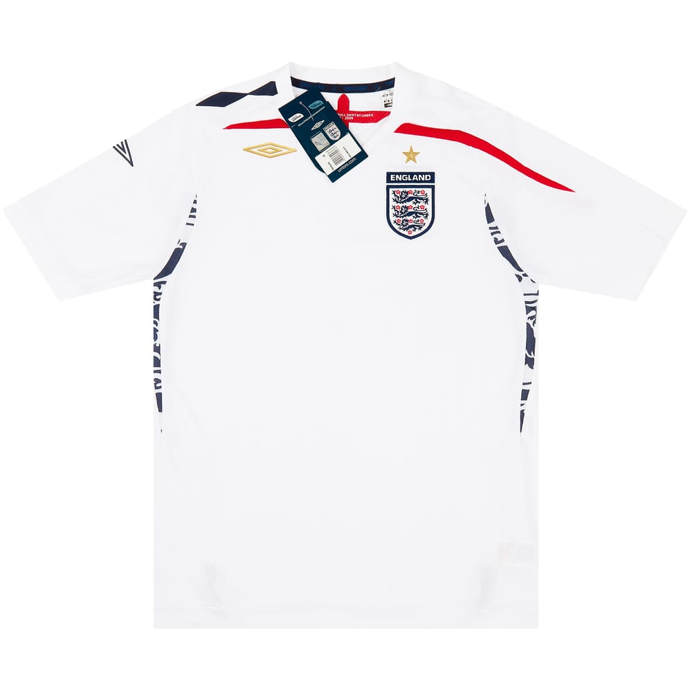2007-09 England Home Shirt (KIDS)