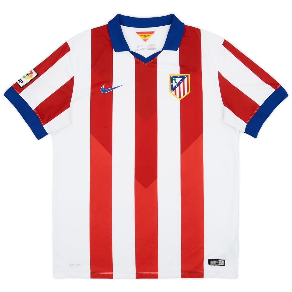 2014-15 Atletico Madrid Home Shirt - 8/10 - (L)