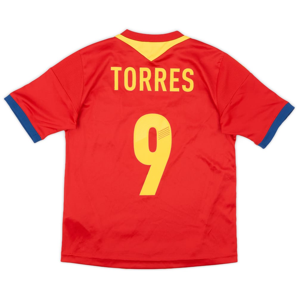 2013 Spain Confederation Cup Home Shirt Torres #9 - 8/10 - (S.Boys)
