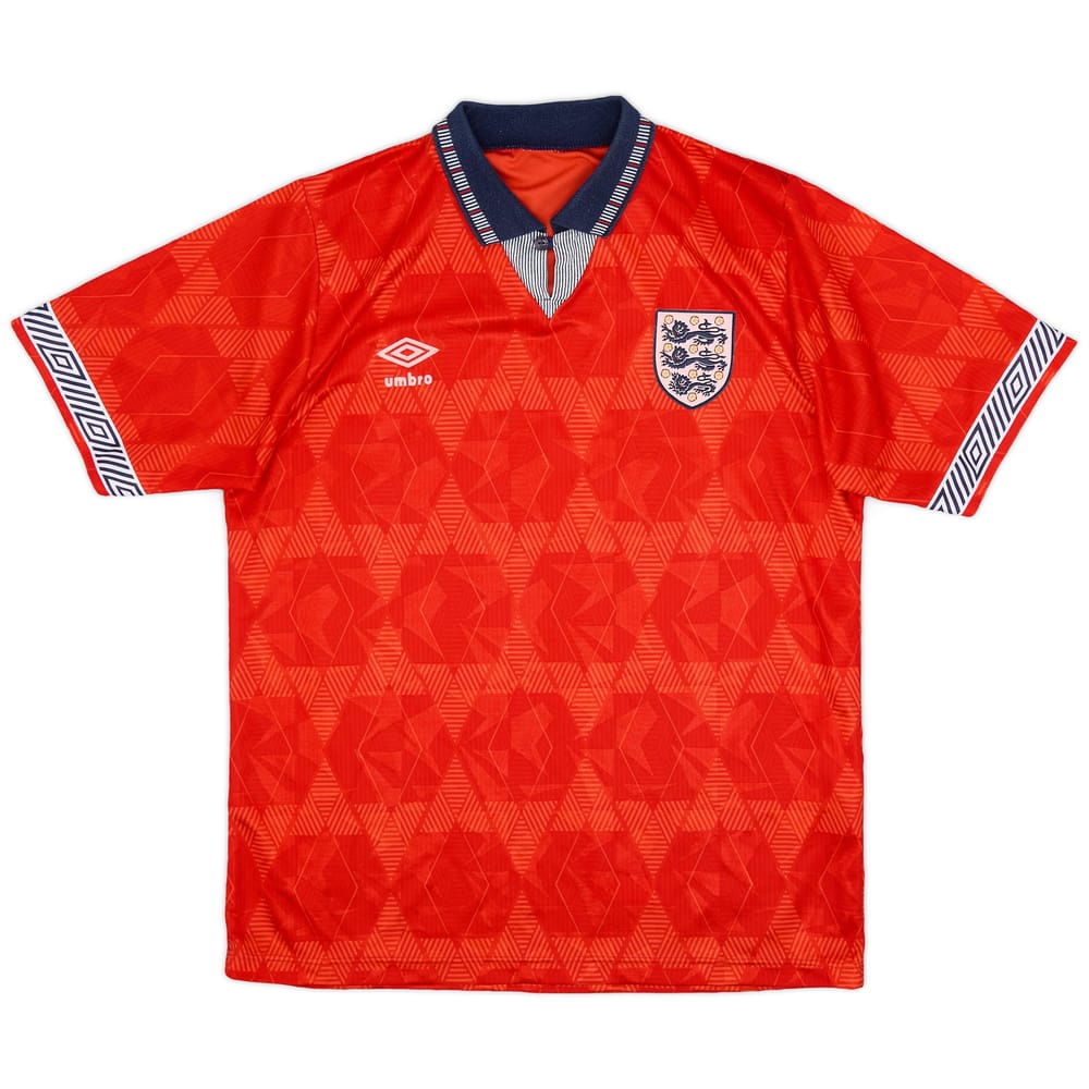 1990-93 England Away Shirt - 8/10 - (M)