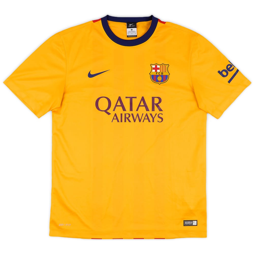 2015-16 Barcelona Basic Away Shirt - 9/10 - (M)