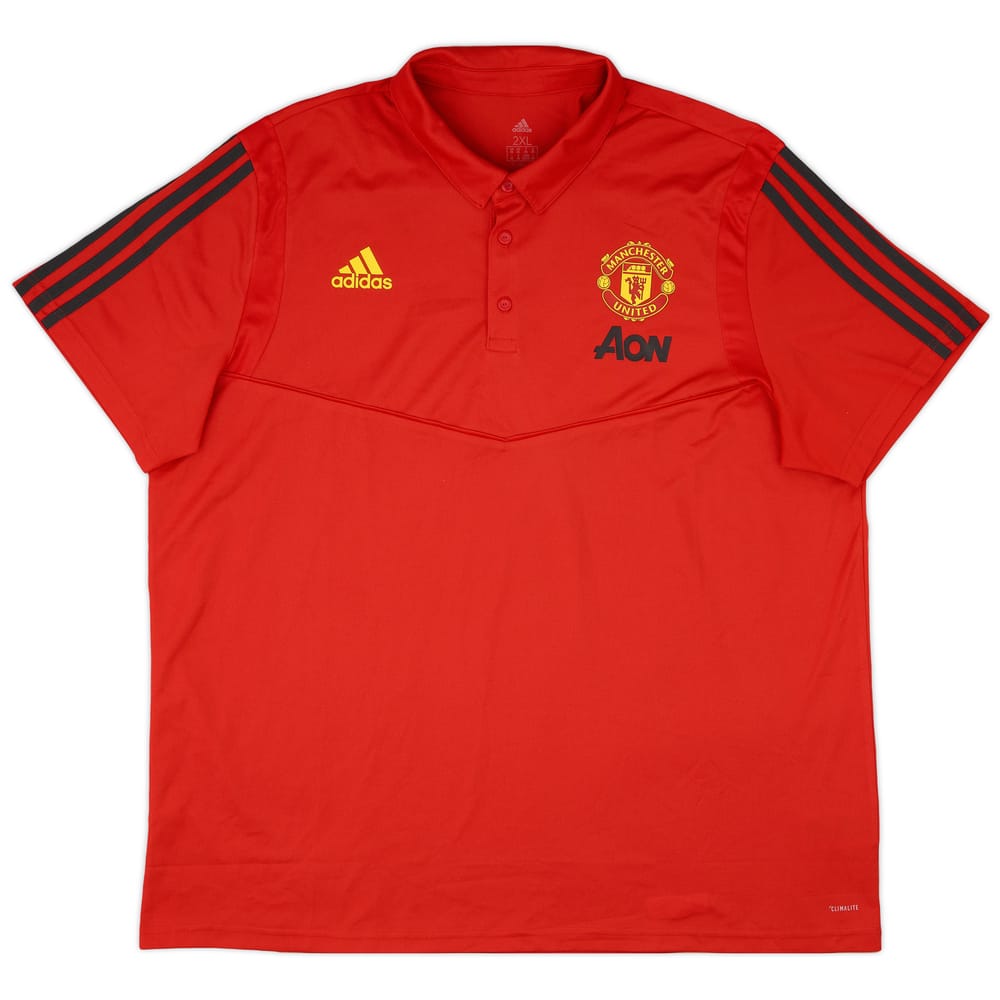 2019-20 Manchester United adidas Polo Shirt - 8/10 - (XXL)