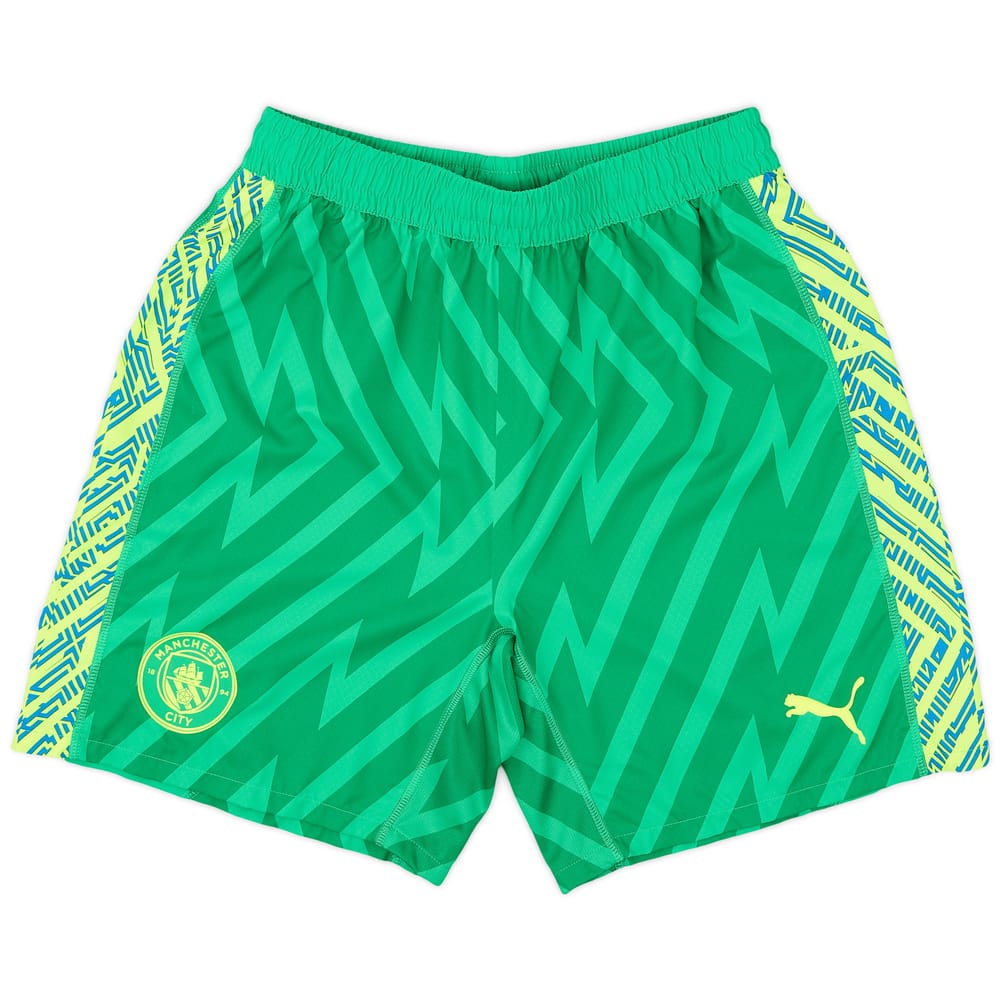 2023-24 Manchester City Player Issue GK Shorts - 7/10 - (L)