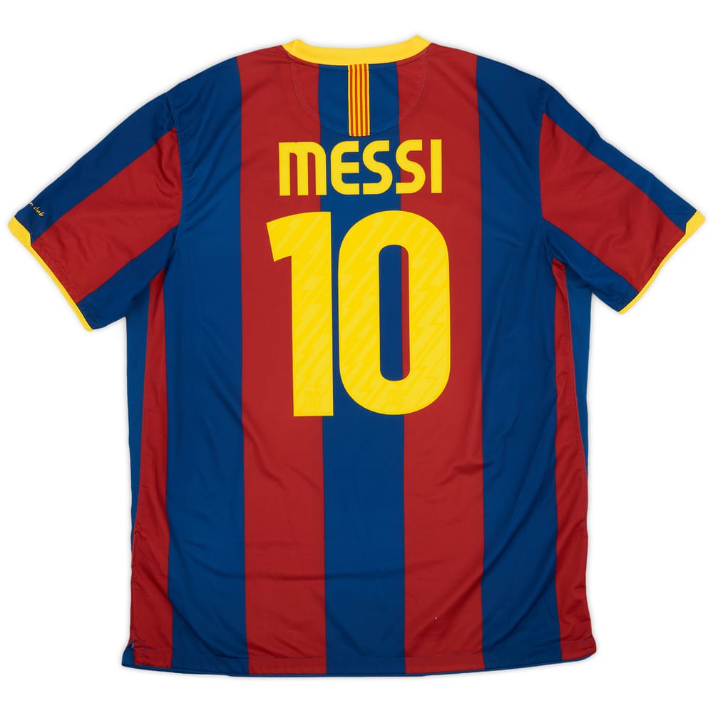 2010-11 Barcelona Home Shirt Messi #10 - 8/10 - (XL)