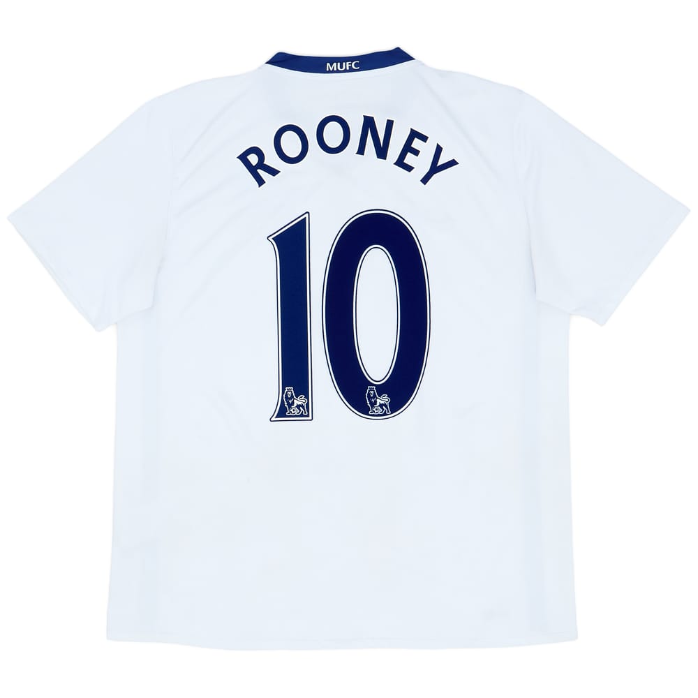 2008-10 Manchester United Away Shirt Rooney #10 - 7/10 - (L)