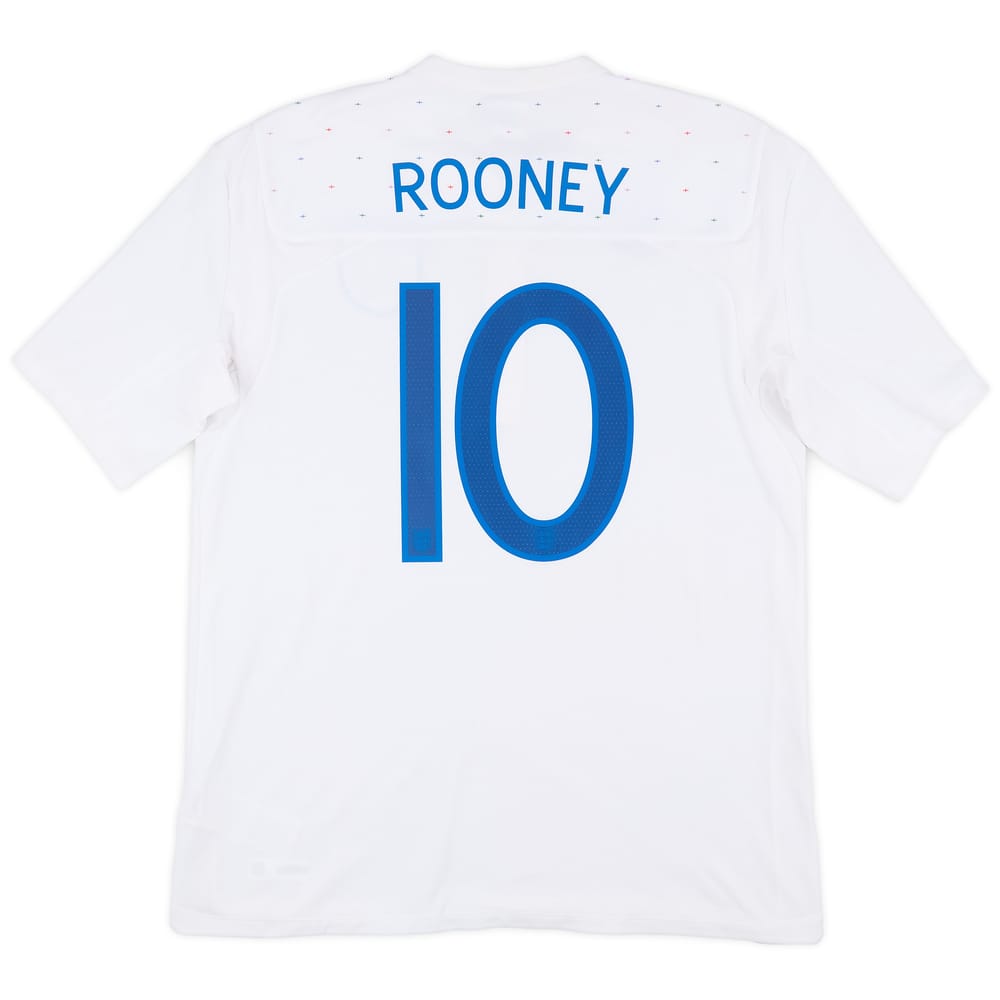 2010-11 England Home Shirt Rooney #10 (L)