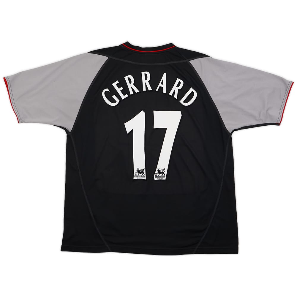 2002-04 Liverpool Away Shirt Gerrard #17 - 7/10 - (XL)