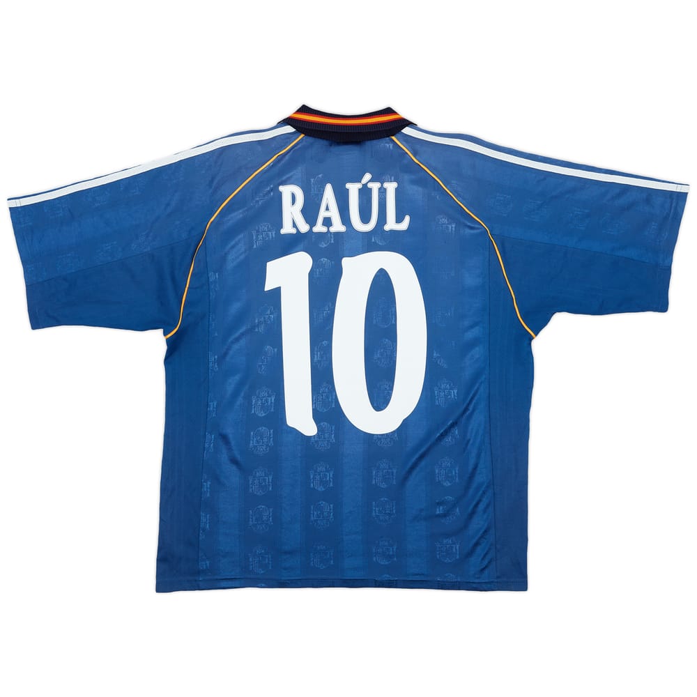 1999-00 Spain Away Shirt Raul #10 - 9/10 - (M)