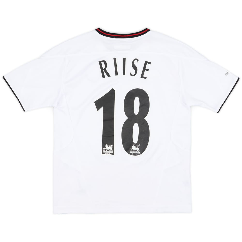2003-04 Liverpool Away Shirt Riise #18 - 8/10 - (L.Boys)