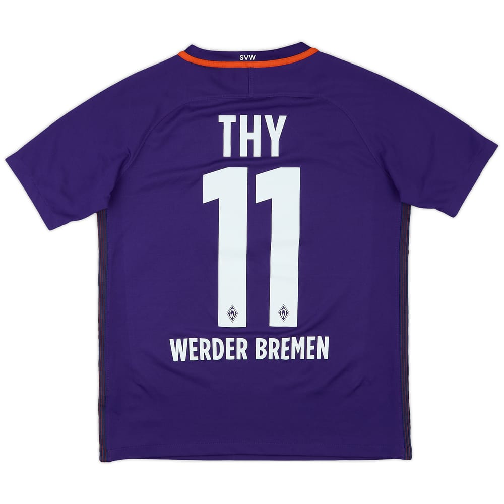 2016-17 Werder Bremen Away Shirt Thy #11 - 7/10 - (XL.Boys)