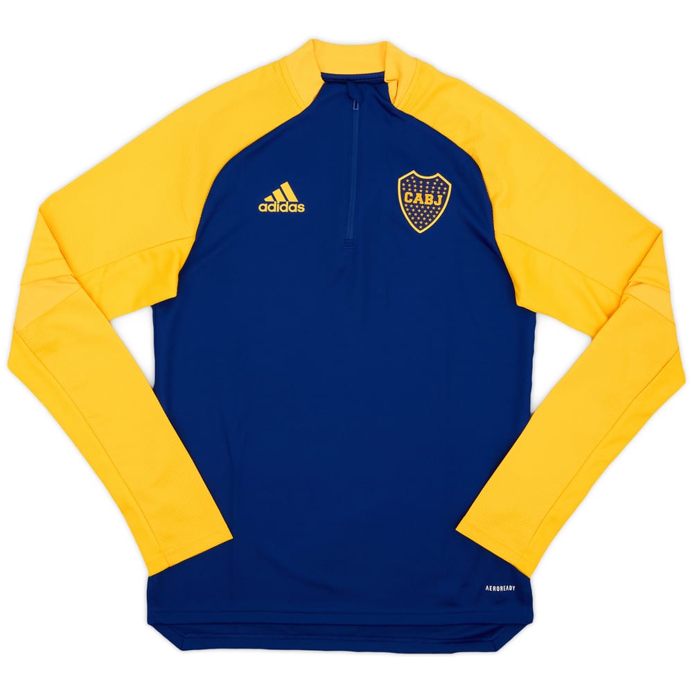 2020-21 Boca Juniors adidas 1/4 Zip Training Top - 10/10 - (S)