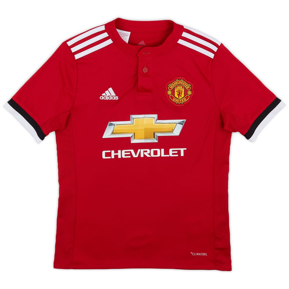 2017-18 Manchester United Home Shirt - 9/10 - (M.Boys)