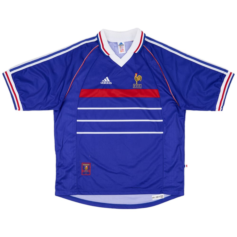 1998-00 France Home Shirt - 8/10 - (XL)