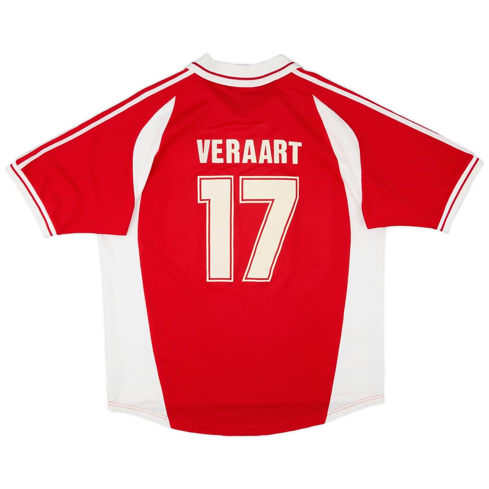 2000-02 Turkey Home Shirt Veraart #17 - 8/10 - (XL)