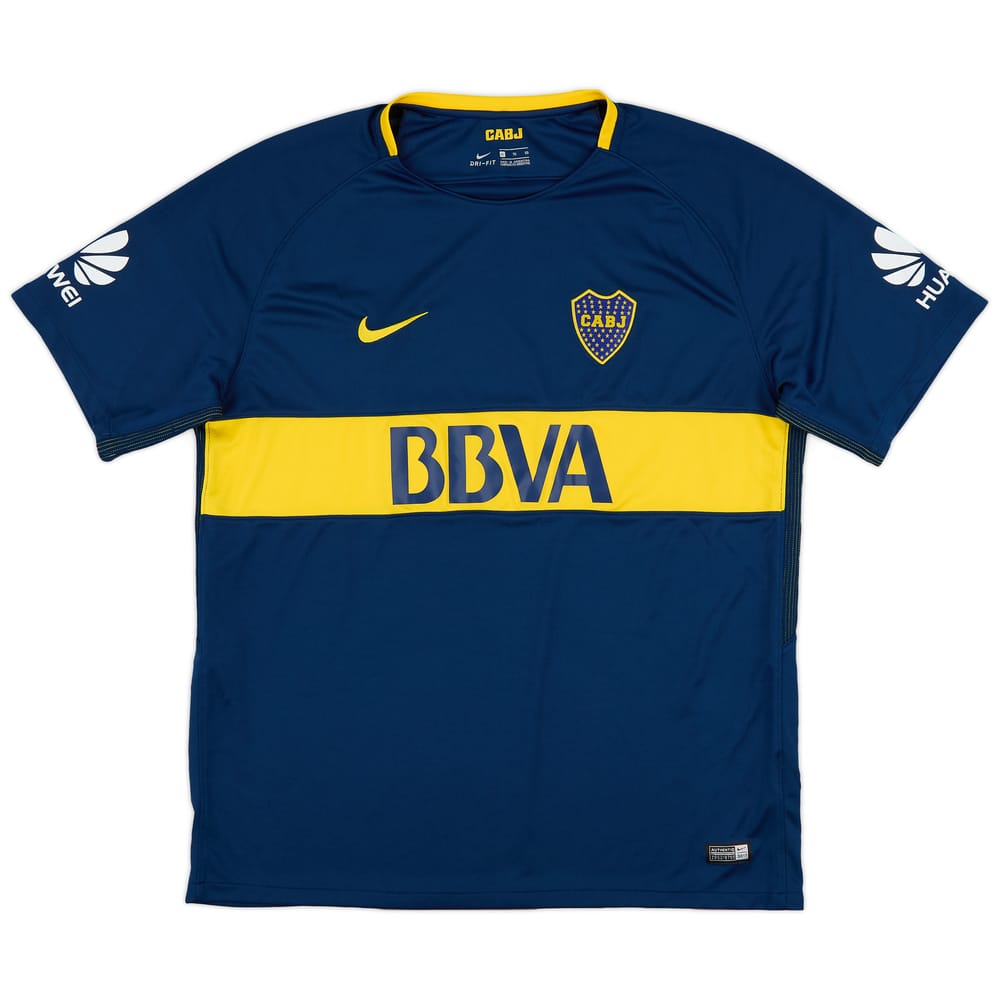 2017-18 Boca Juniors Home Shirt - 9/10 - (XL)