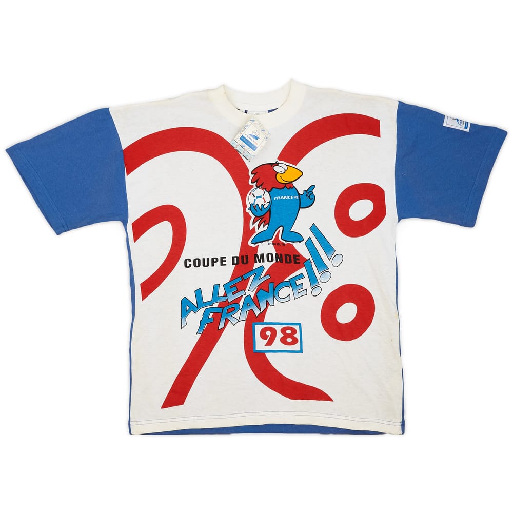 1998 France 98 Coupe du Monde Graphic T-Shirt (XL.Boys)