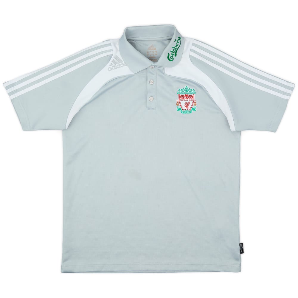 2008-09 Liverpool adidas Polo Shirt - 8/10 - (M/L)
