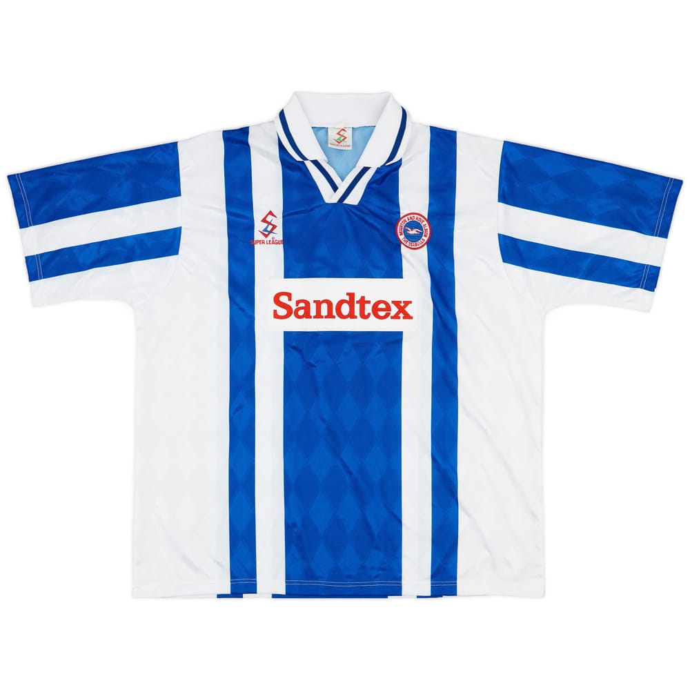 1997-98 Brighton Home Shirt - 9/10 - (XXL)