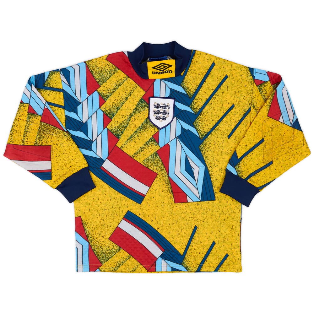 1993-95 England GK Shirt - 8/10 - (L.Boys)