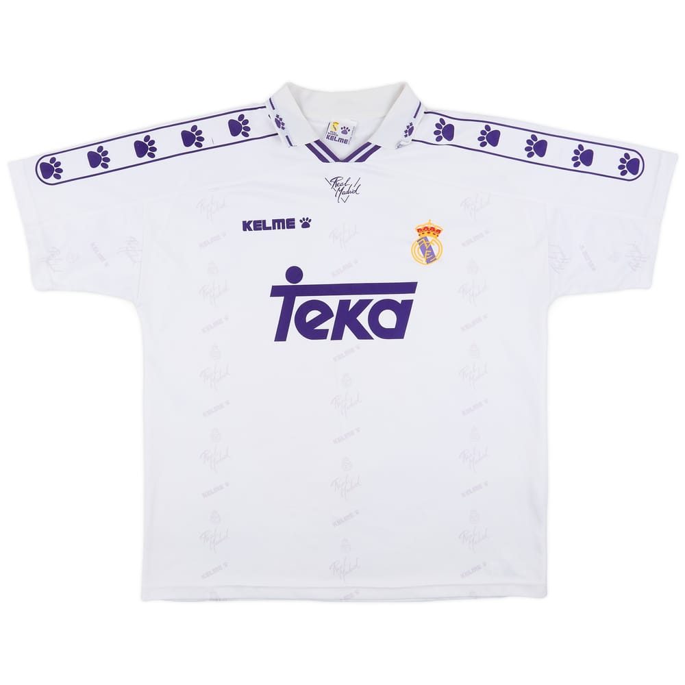 1994-96 Real Madrid Home Shirt - 7/10 - (XL)