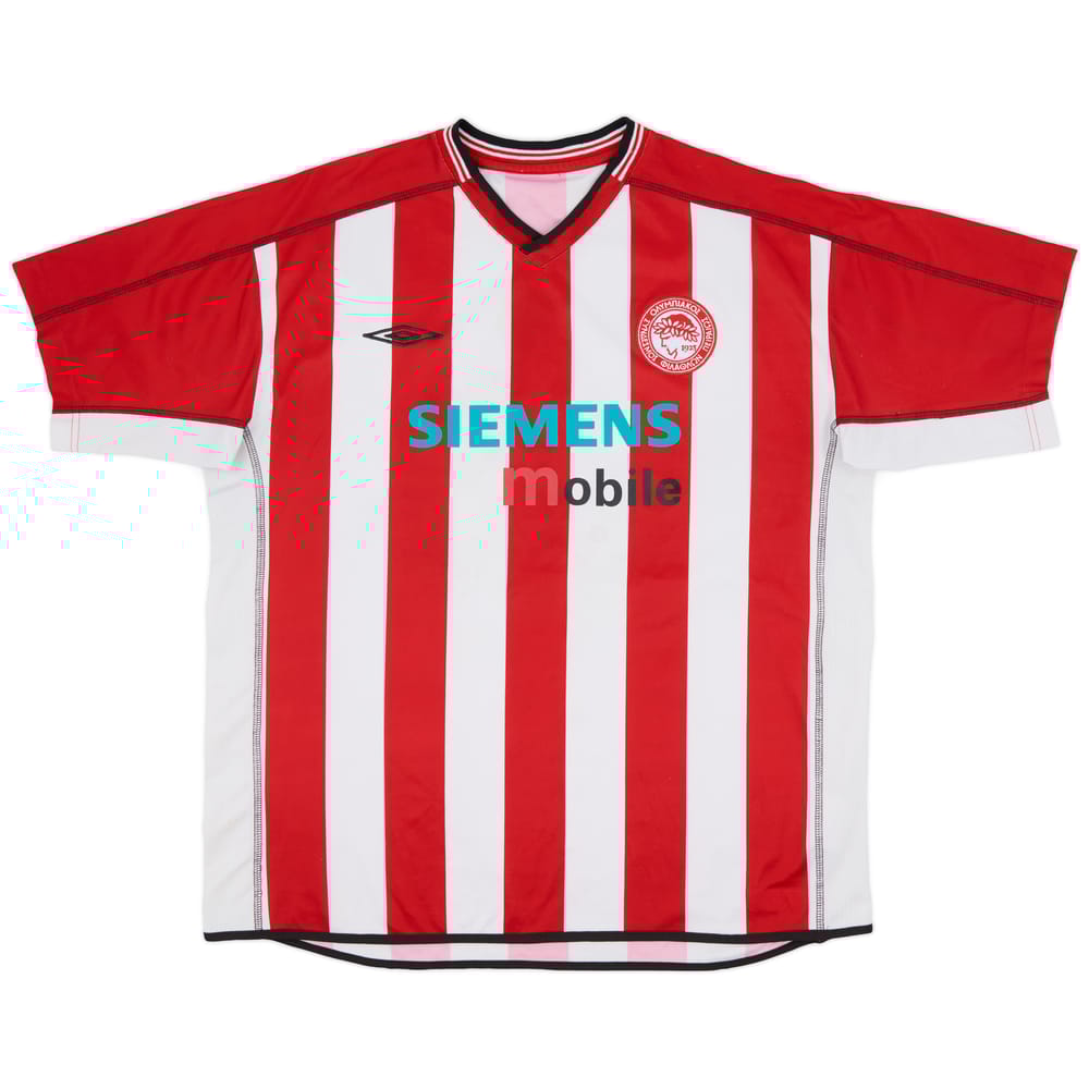 2002-03 Olympiakos Home Shirt - 6/10 - (XL)