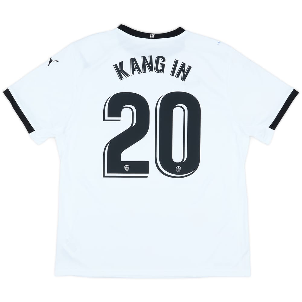 2020-21 Valencia Home Shirt Kang In #20 (XL)