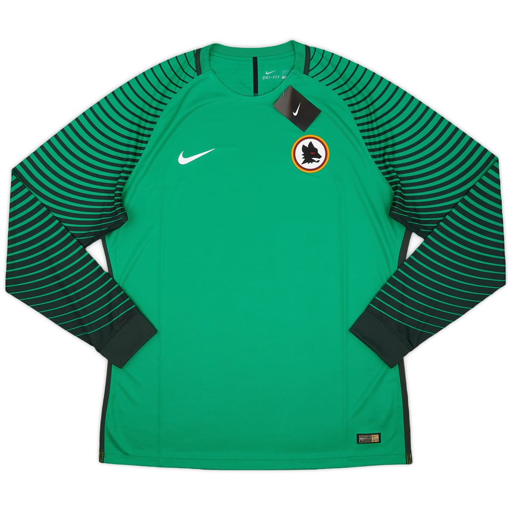 2016-17 Roma Authentic GK Shirt (XXL)